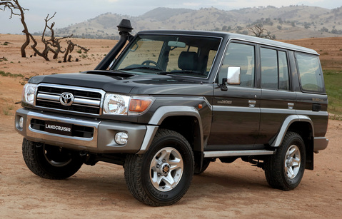 Toyota Land Cruiser technical specifications and fuel economy